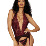 Lace & Satin Plunge Merrywidow