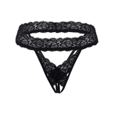 Jessica Lace Crotchless Open Back Panty