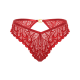 Piper Fan Lace Open Back Bikini Panty