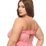 Aubrielle Diamond Mesh Flutter Teddy