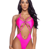 Ring & Rhinestone Bodysuit