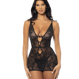 Lauren Open Back Lace Chemise