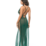 Cami Cut Out Side Plunge Gown
