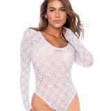 Long Sleeve Daisy Lace Bodysuit