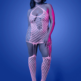 Metamorphic Glow-in-the-Dark Bodystocking Dress