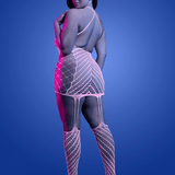 Metamorphic Glow-in-the-Dark Bodystocking Dress