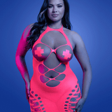 UV Aphrodisiac Dress & Pasties