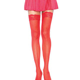 Leg Avenue Sheer Lace Top Thigh High