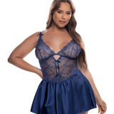 Paradise Dream Lace & Satin Babydoll
