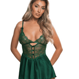 Paradise Dream Lace & Satin Babydoll