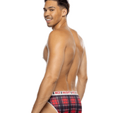 Naughty & Nice Plaid Boxer Briefs