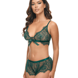 Cami Lace Bralette & Tap Short Set