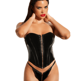 Rider Vinyl Bustier Set