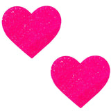 Neva Nude Neon Pink Heart Pasties