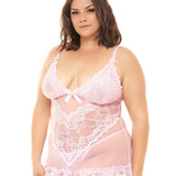 Valentine Lace Babydoll