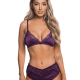 Satin Dolphin Short & Bralette Set