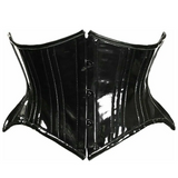 PVC Vinyl Double Steel Boned Waist Cincher