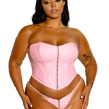 Rider Vinyl Bustier Set