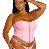 Rider Vinyl Bustier Set